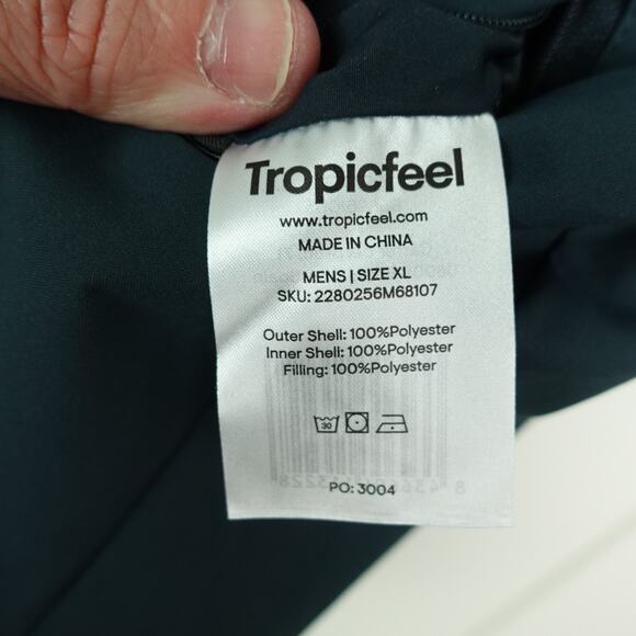 Tropicfeel Waterproof Vest Men SZ XL NS40 Reversible Insulated Outdoors Gorpcore - Picture 5 of 15